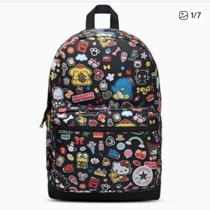 Converse Black Hello Kitty & Friends Graphic Backpack